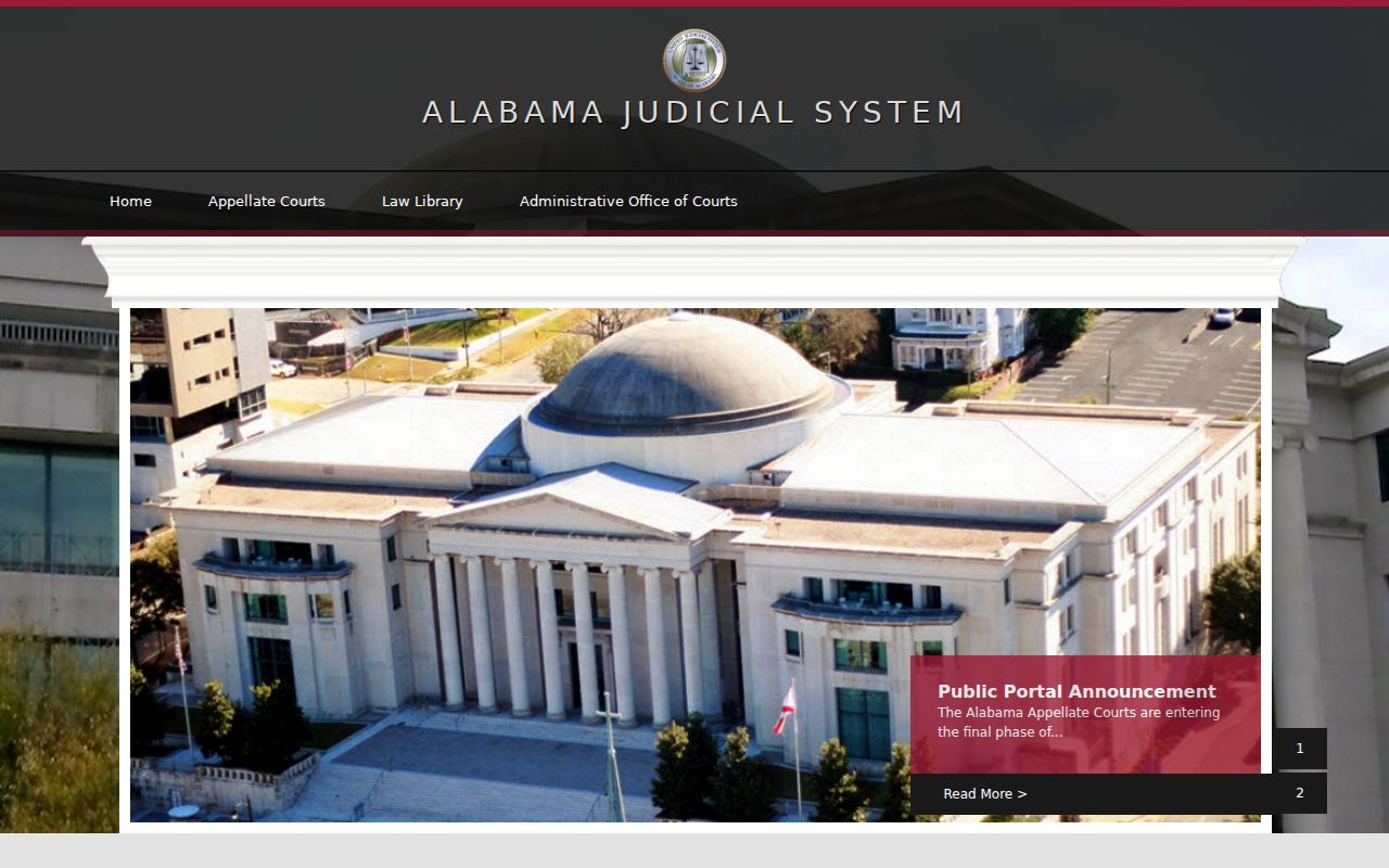 Cullman County court docket Alabama Judicial System access