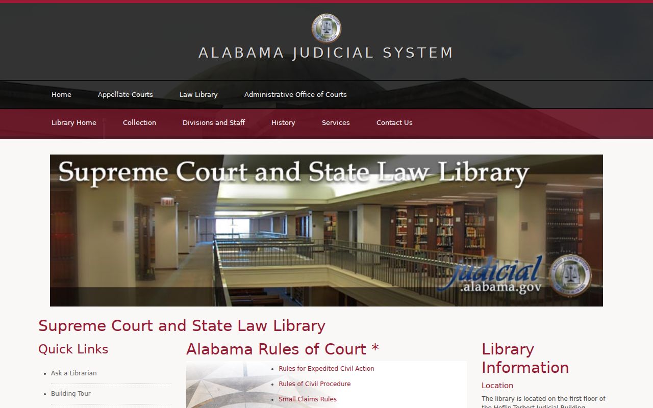 Cullman County court record rules in the Alabama Rules of Court library